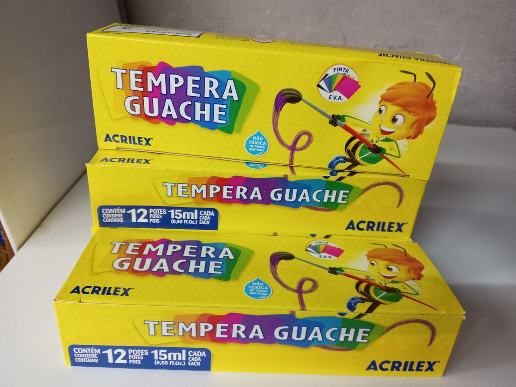 TÉMPERAS ACRILEX X12