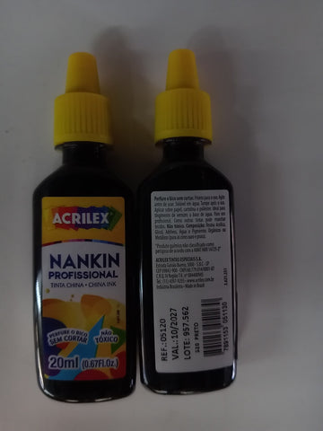 TINTA CHINA NEGRA 20 ML ..