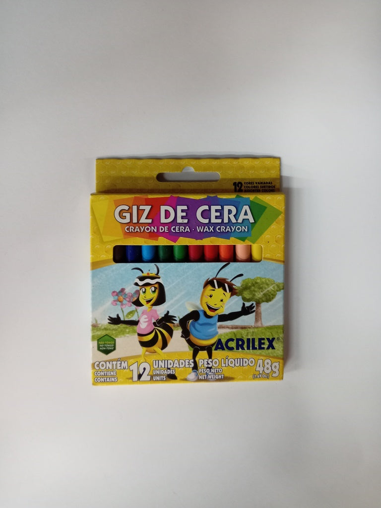 CRAYOLAS GIZ DE CERA X12 ACRILEX