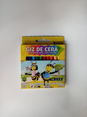 CRAYOLAS GIZ DE CERA X12 ACRILEX