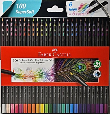 LAPICES FABER SUPER SOFT X100  | faber castell