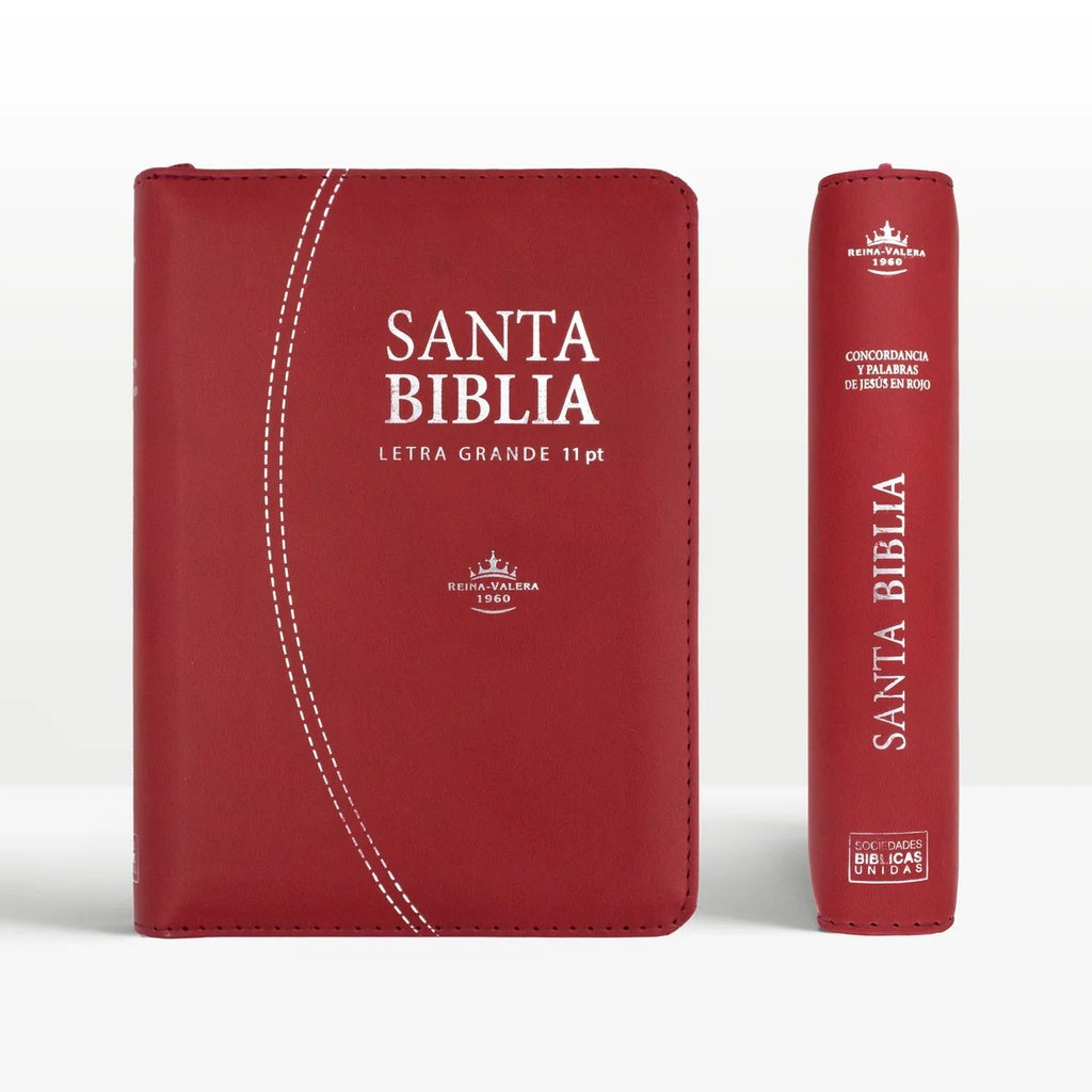 Santa Biblia letra grande roja | VERSION REINA-VALERA