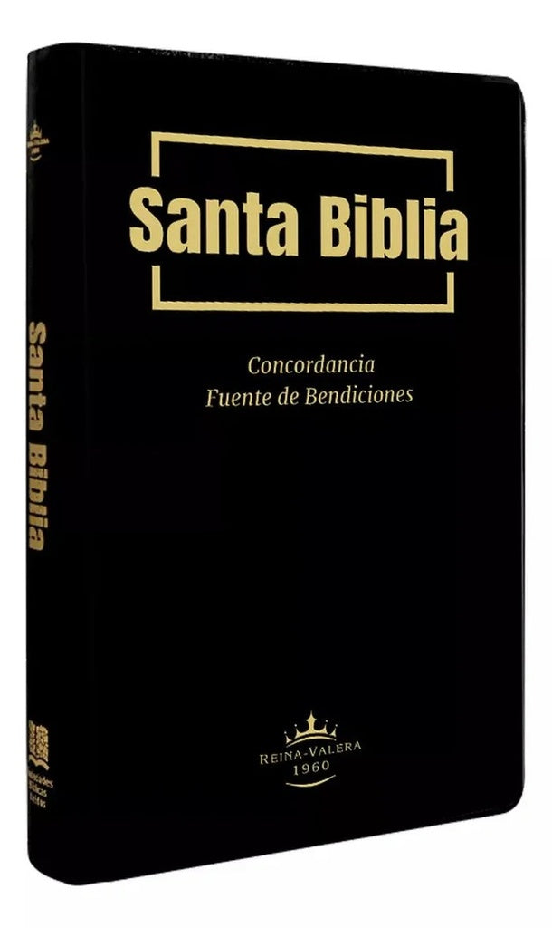 Biblia color negro fuente de bendiciones | VACIO