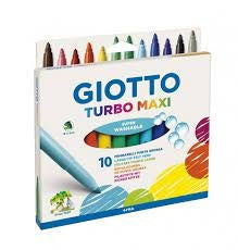*MARCADOR GIOTTO GRUESOS X 12 ..