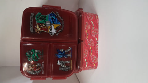 VIANDA INFANTIL  CON  3 REPARTICIONES HARRY POTTER