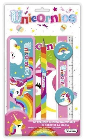 KIT COLOREAR- UNICORNIOS