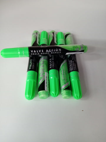 MARCADOR TIZA LIQUIDA VERDE