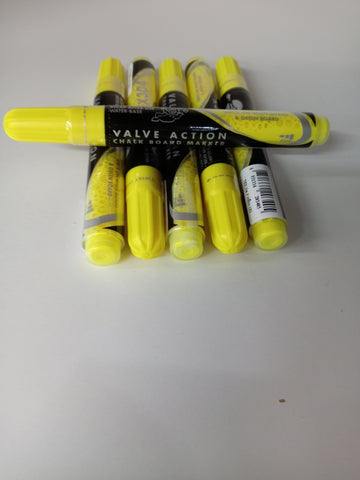 MARCADORES  TIZA LIQUIDA AMARILLO