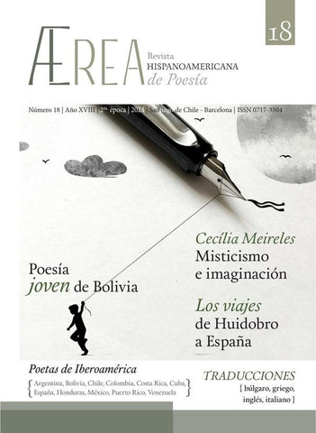 Ærea, Revista Hispanoamericana de Poesía Nro. 18 | Finkelstein, Calabres