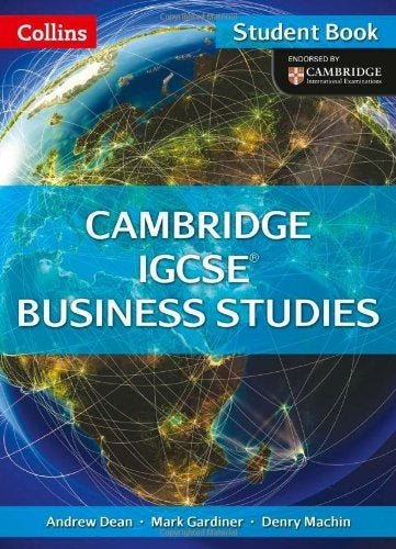 CAMBR. IGCSE BUSINESS STUDIES