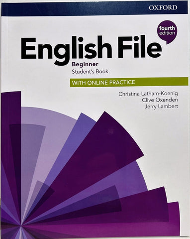 ENGLISH FILE 4TH ED BEGINNER SB WITH ONLINE PRACTICE..