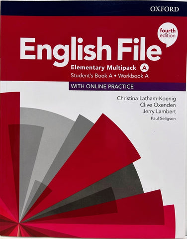 ENGLISH FILE 4TH ED. ELEMENTARY PACK A SB/WB..
