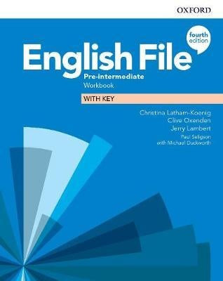 ENGLISH FILE 4TH ED PRE INTERMEDIATE WB WITH KEY..