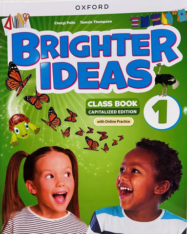 BRIGHTER IDEAS 1 CLASS BOOK WITH OP (CAPITAL LETTERS)..