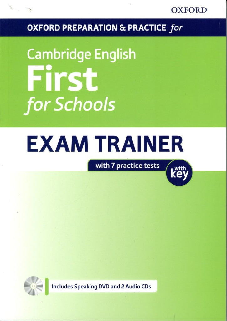 FIRST FOR SCHOOLS EXAM TRAINER STUDENT´S BOOK PACK WITH KEY..
