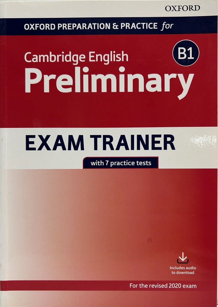 CAMBRIDGE ENGLISH B1 PRELIMINARY EXAM TRAINER WO/KEY..