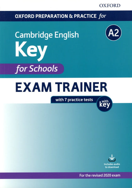 CAMBRIDGE ENGLISH KEY FOR SCHOOLS EXAM TRAINER WITH 7 PRACTICE TEST W KEY..