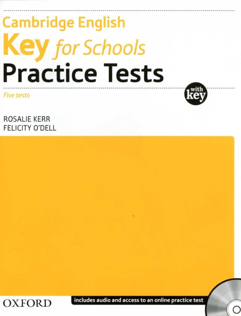 Key for schools practice test