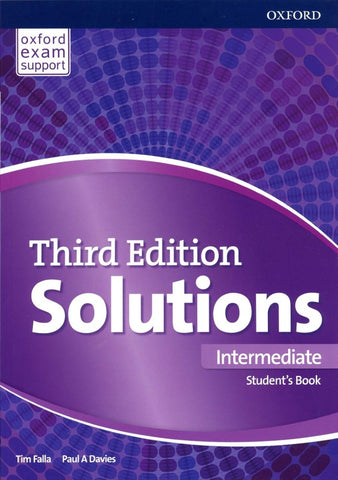 SOLUTIONS INTERMEDIATE STUDENT'S BOOK