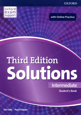 SOLUTIONS INTERMEDIATE ST WITH ONLINE PRACTICE..