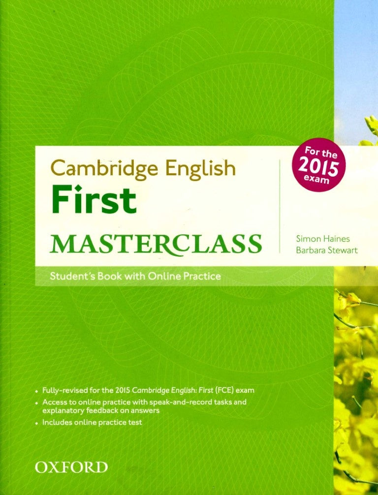 CAMBRIDGE ENGLISH FIRST MASTERCLASS..