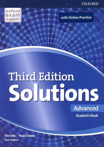 SOLUTIONS ADVANCED SB THIRD ED AND ONLINE PRACTICE..