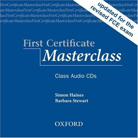 First Certificate Masterclass, New Edition Class Audio CDs (2)