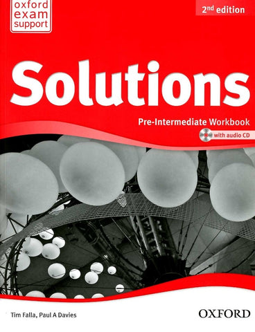 Solutions 2nd Edition Pre-Intermediate: Workbook and Audio CD Pack