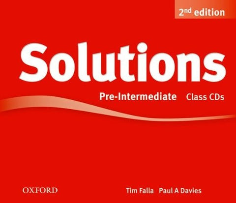 Solutions 2nd Edition Pre-Intermediate: Class Audio CDs (3)