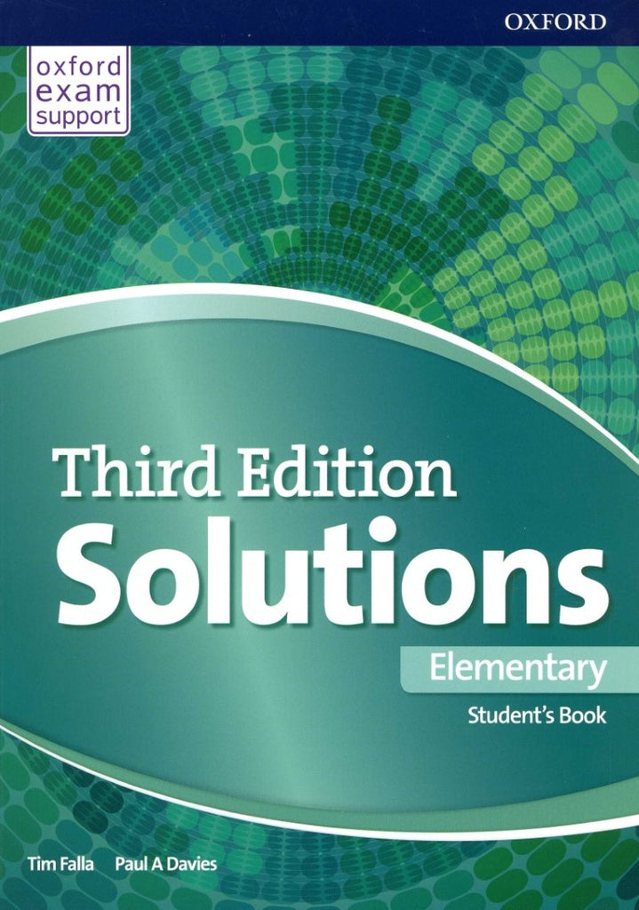 SOLUTIONS ELEMENTARY THIRD ED. SB..