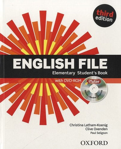 ENGLISH FILE ELEMENTARY STUDENT'S BOOK (WITH DVD ROM)