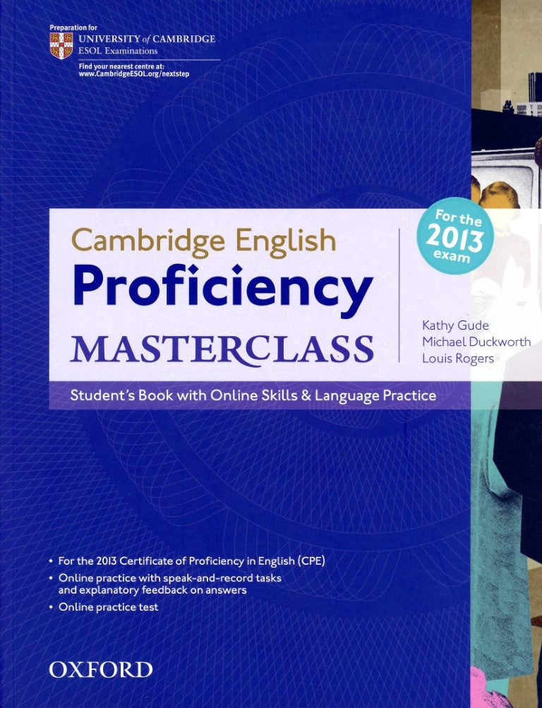 CAMBRIDGE ENGLISH PROFICIENCY MASTERCLASS