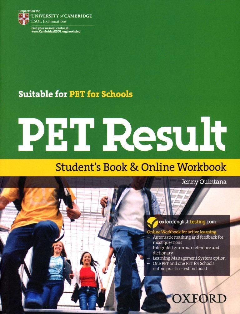 PET RESULT STUDENT BOOK + ONLINE WORKBOOK..