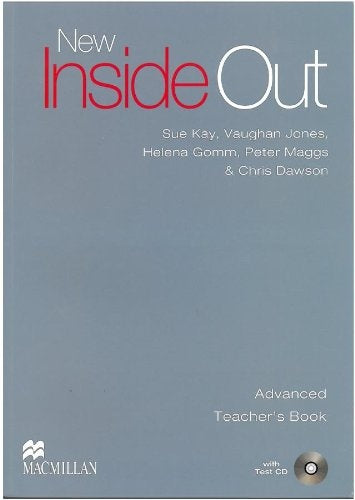 NEW INSIDE OUT ADVANCED TEACHER'S BOOK + TEST CD PK