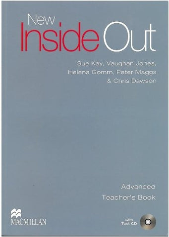 NEW INSIDE OUT ADVANCED TEACHER'S BOOK + TEST CD PK