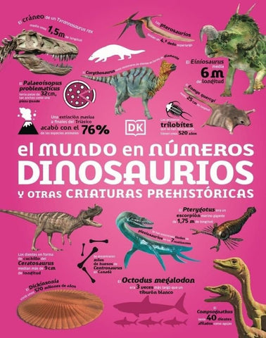EL MUNDO EN NÚMEROS. DINOSAURIOS Y OTRAS CRIATURAS PREHISTÓRICAS..