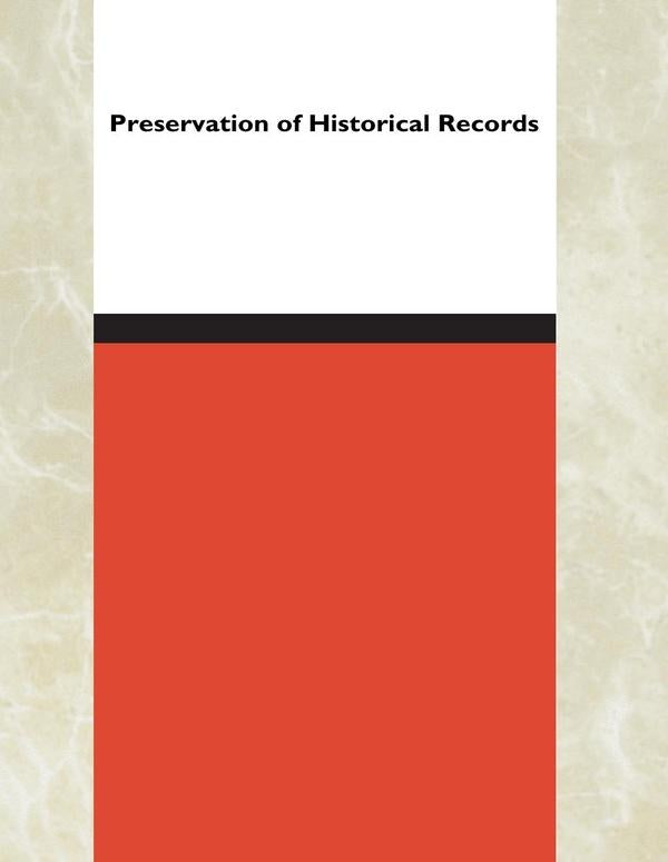 Preservation of Historical Records | AA. VV.