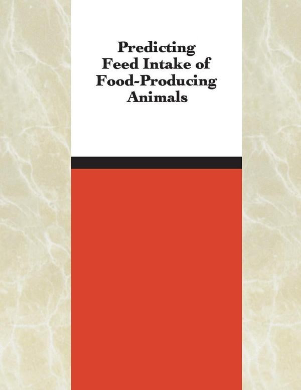 Predicting Feed Intake of Food-Producing Animals | AA. VV.