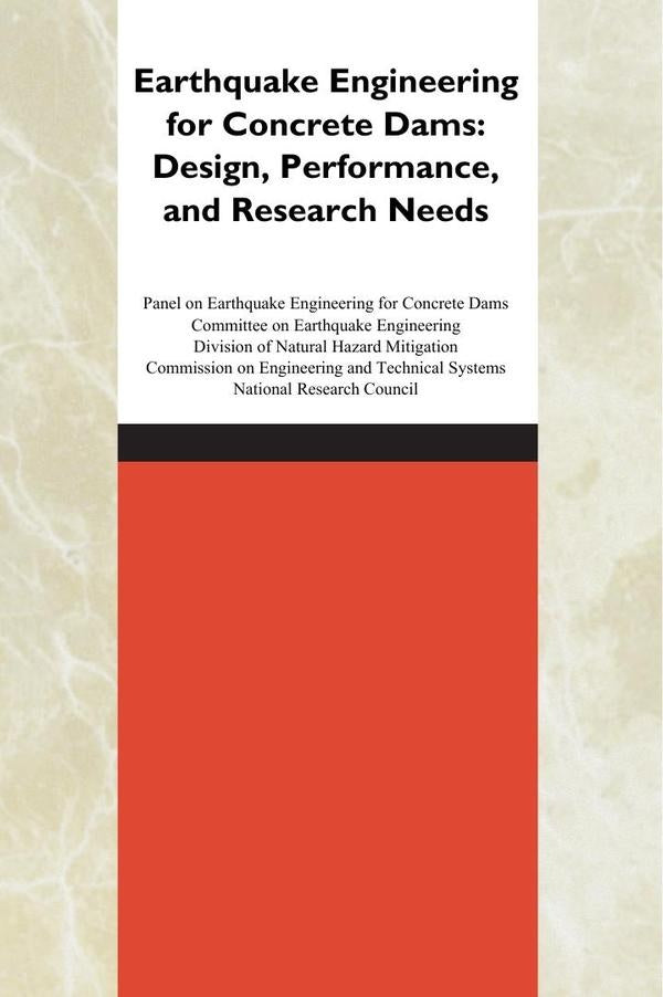 Earthquake Engineering for Concrete Dams | AA. VV.