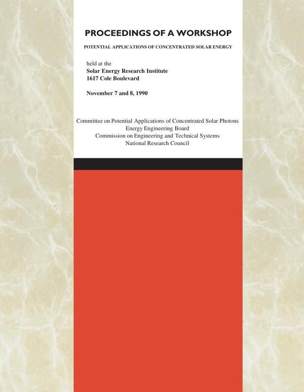 Potential Applications of Concentrated Solar Energy | AA. VV.