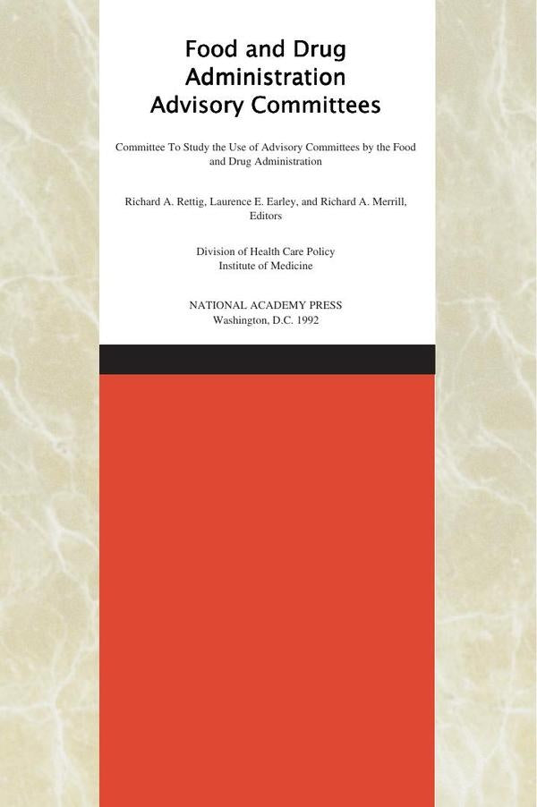 Food and Drug Administration Advisory Committees | AA. VV.