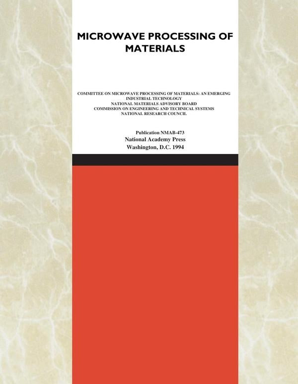 Microwave Processing of Materials | AA. VV.