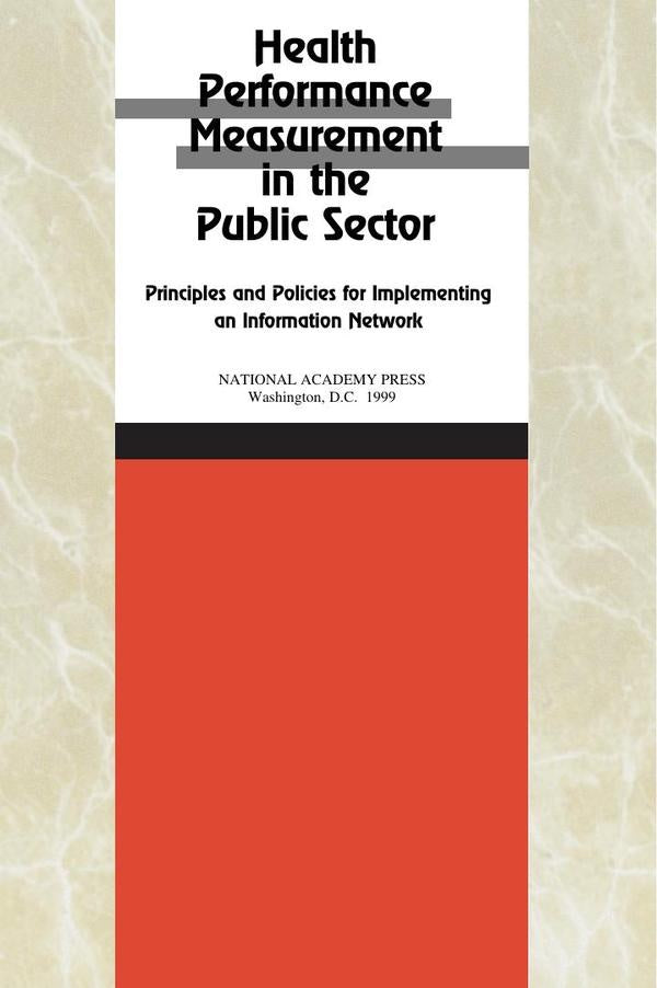 Health Performance Measurement in the Public Sector | AA. VV.