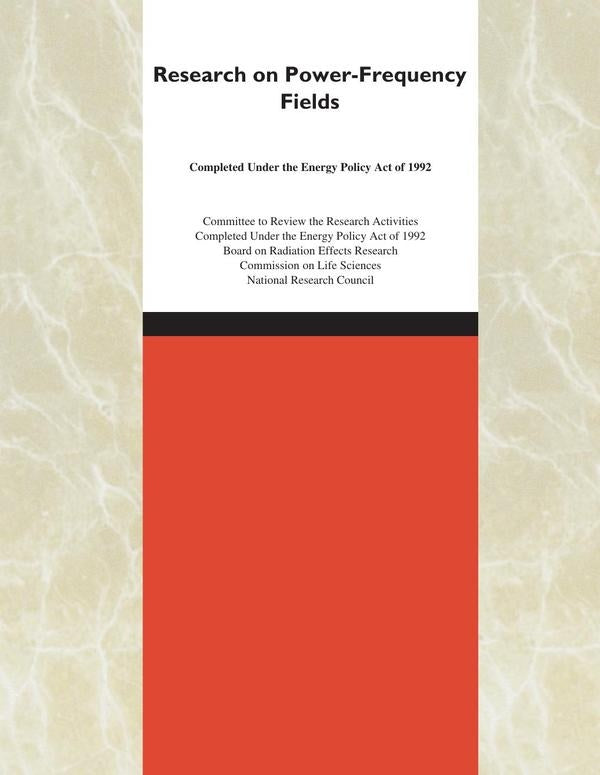 Research on Power-Frequency Fields Completed Under the Energy Policy Act of 1992 | AA. VV.