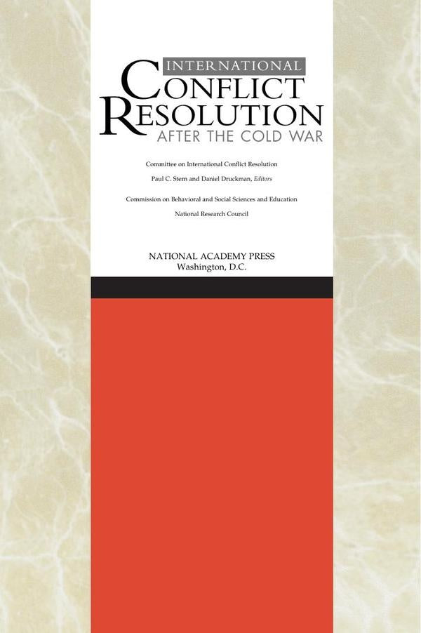 International Conflict Resolution After the Cold War | AA. VV.