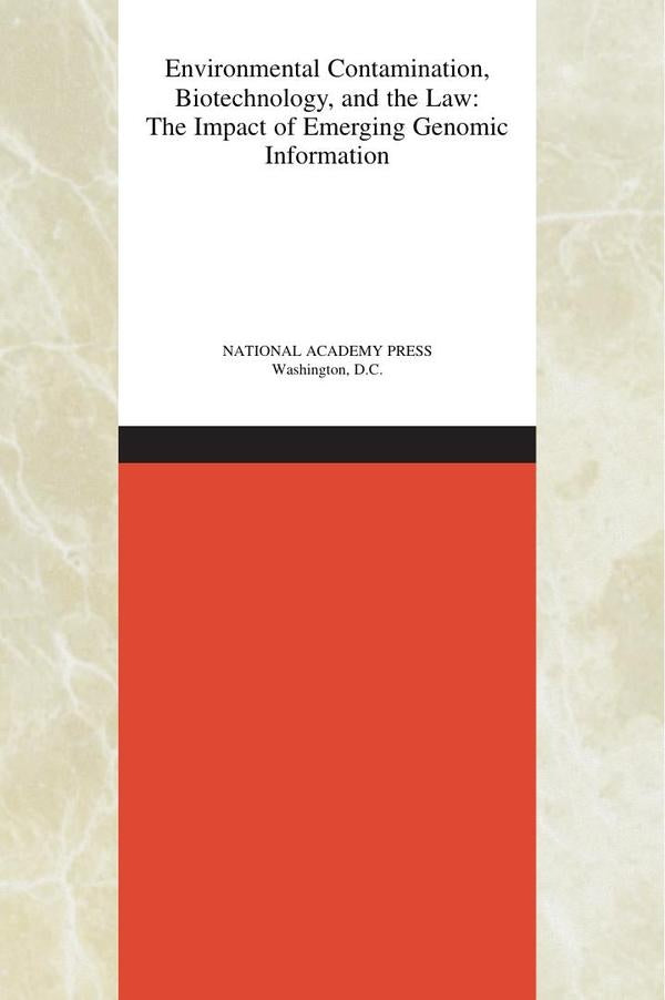 Environmental Contamination, Biotechnology, and the Law | AA. VV.
