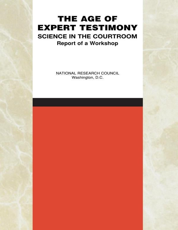 The Age of Expert Testimony | AA. VV.