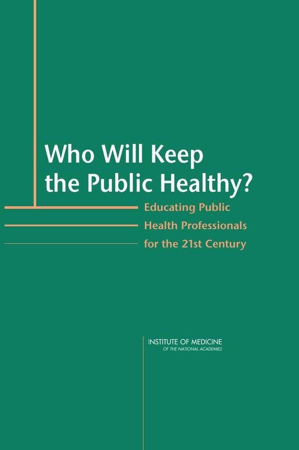 Who Will Keep the Public Healthy? | AA. VV.