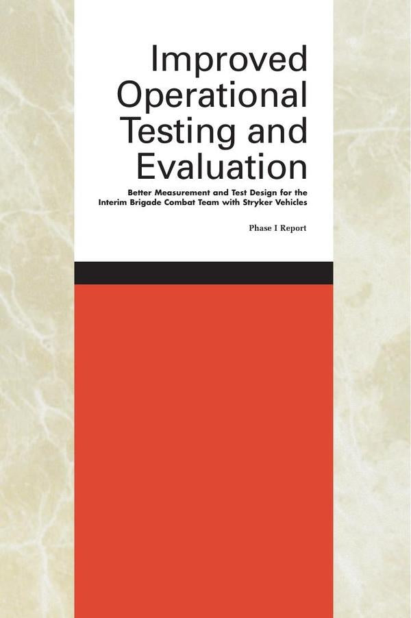 Improved Operational Testing and Evaluation | AA. VV.