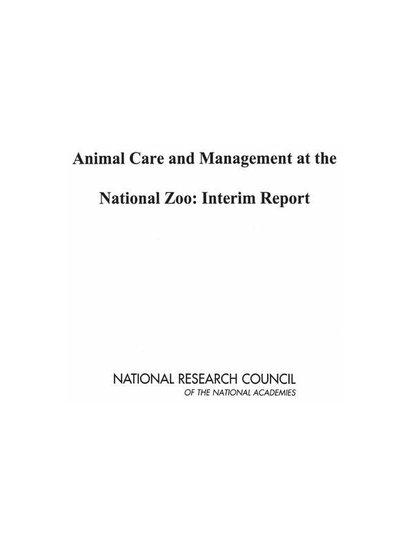 Animal Care and Management at the National Zoo | AA. VV.